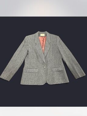 Timeless Pendleton Gray Wool Blazer Jacket Size 16 🧥✨